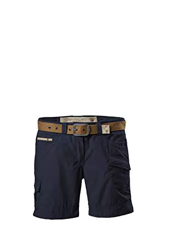 G.I.G.A. DX Damen Shorts Hira, Bermuda mit Gürtel, kurze Hose für Frauen mit praktischen Taschen