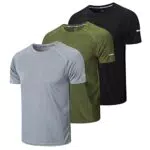 Gaiatiger Funktionsshirt Herren Kurzarm Atmungsaktiv Schnelltrocknend Sportshirt