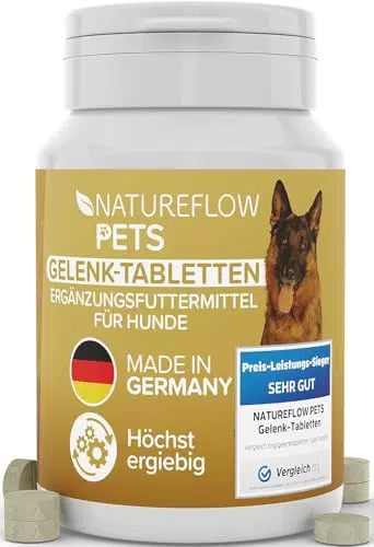 Gelenktabletten für Hunde – Hochwertige Gelenkunterstützung mit Grünlippmuschel und MSM