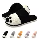 GOEWY Winter Hausschuhe Damen - Warme Plüsch Pantoffeln mit Tiermotiven