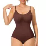 GOLD CARP Shapewear Damen Bodysuit mit Tummy Control und verstellbarem Schultergurt