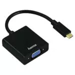 Hama USB-C Adapter VGA für Geräte mit USB 3.1 und Thunderbolt 3, Full HD
