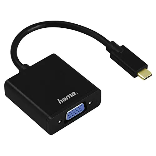 Hama USB-C Adapter VGA für Geräte mit USB 3.1 und Thunderbolt 3, Full HD