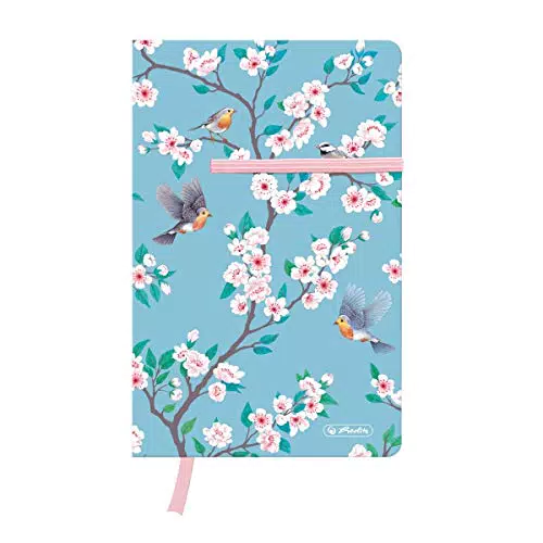 Herlitz Notizbuch Young A5 kariert mit Leseband, 88 Blatt