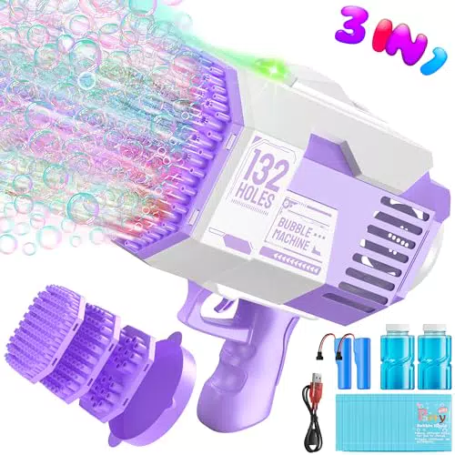 Hot Bee Seifenblasenmaschine für Kinder – Perfekte Seifenblasenpistole für Feste