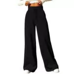 HSUAYEUD Damen Sporthose Lang - Jogginghose Baumwolle mit Taschen und Kordelzug