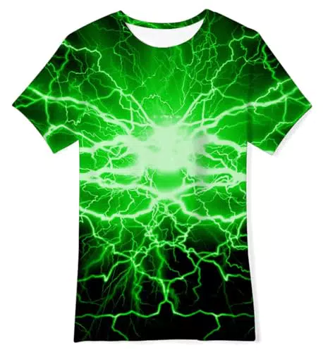 IDGREATIM Kinder T-Shirts Sommer Tie Dye Casual für Jungen