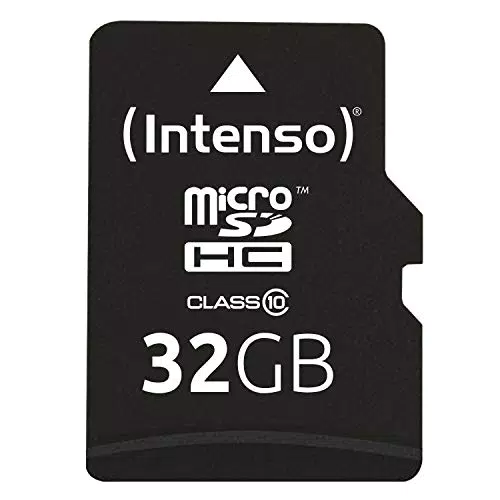 Intenso microSDXC 64GB Class 10 Speicherkarte inkl. SD-Adapter
