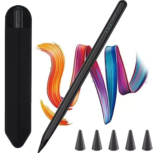 Apple iPad Stylus Stift für iPad 2018-2023 - Kompatibel mit iPad Pro, iPad Mini, iPad Air - Weiß Upgrade 2-in-1