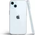 JIAMU iPhone 15 Hülle, Transparente Anti-Rutsch Kratzfest Schutzhülle