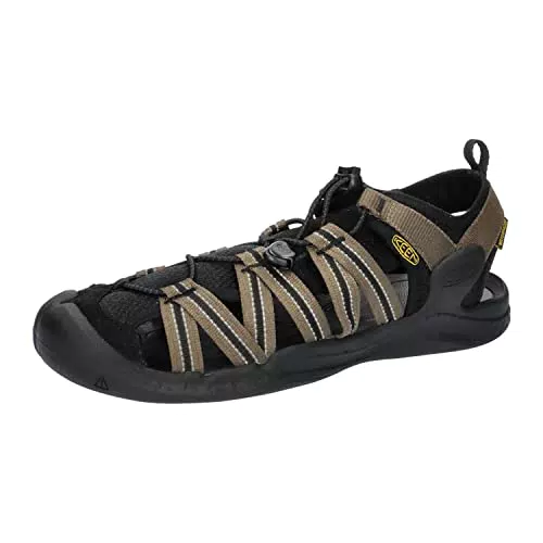 KEEN Herren Drift Creek H2 Sandalen, Red Carpet/Black