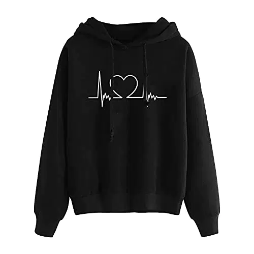 KOG Damen Hoodie aus Baumwolle - Basic Oversized Sweatshirt mit Kapuze