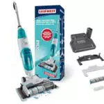 Leifheit Akku Saugwischer Regulus Aqua PowerVac Pro 2.0 mit Eckengleiter