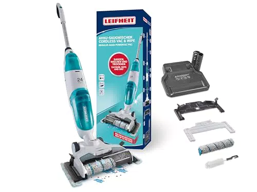 Leifheit Akku Saugwischer Regulus Aqua PowerVac Pro 2.0 mit Eckengleiter