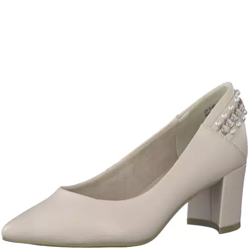 MARCO TOZZI Damen Pumps, Blockabsatz, weiches FEEL ME Fußbett
