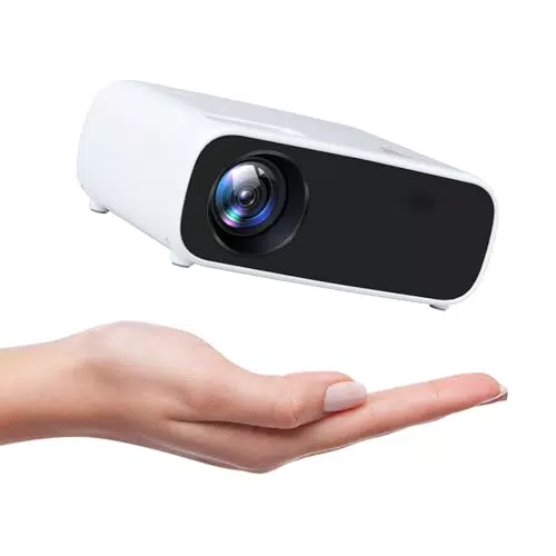 Mini Beamer 4K mit WiFi und Bluetooth, Full HD 1080P, bis 200“ Projektionsgröße