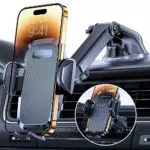 Auto Handyhalterung mit Super stabil & Starker Saugnapf für Armaturenbrett, Windschutzscheibe & Lüftungsschlitze - KFZ Handyhalter für iPhone, Samsung & Smartphones
