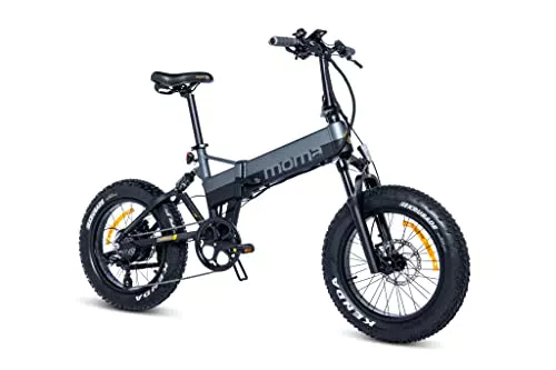 Moma Bikes E-Fat 20" PRO - Elektrisches Fahrrad mit Shimano 8 Gängen und Hydraulikbremsen