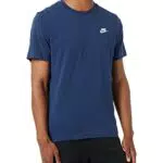 Nike Herren T-Shirt Sportswear Club, White/Black