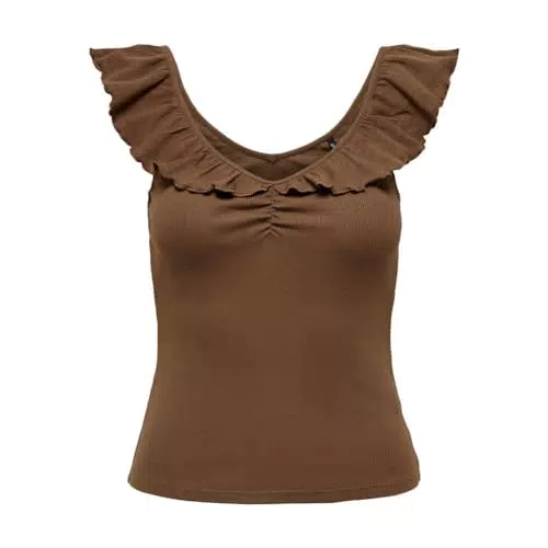ONLY ONLLAILA S/L Frill JRS Top