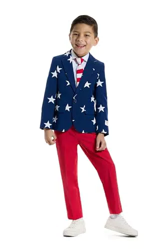OppoSuits Lustige Anzüge für Jungen von 2 bis 8 Jahren – Jacke, Hose und Krawatte