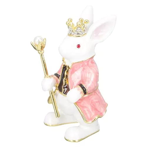 Ostern Schmuckschatulle Kaninchen Figur – Vintage Schmucketui für Schmuck