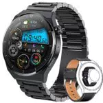 Paazomu Herren-Smartwatch mit Bluetooth, Fitness-Tracking und Gesundheitsüberwachung