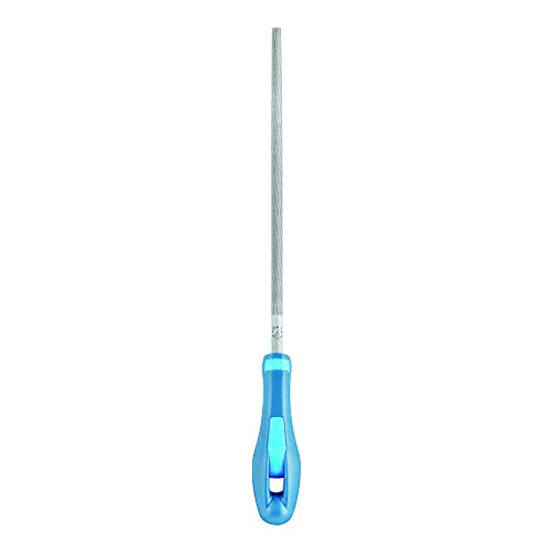 PFERD Werkstattfeile Rund 150mm mit ergonomischem Feilenheft für Schrupp- und Schlichtarbeiten