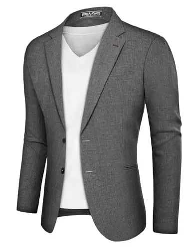 PJ PAUL JONES Herren Sakko Regular Fit 2 Knöpfe Freizeit Blazer Business