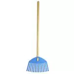 Prosperplast Focus Baby Rechen mit Holzgriff – Hochwertiges Gartenwerkzeug