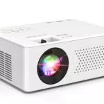 PURSHE Mini Beamer Full HD 1080P – Tragbarer Bluetooth Projektor für iOS & Android