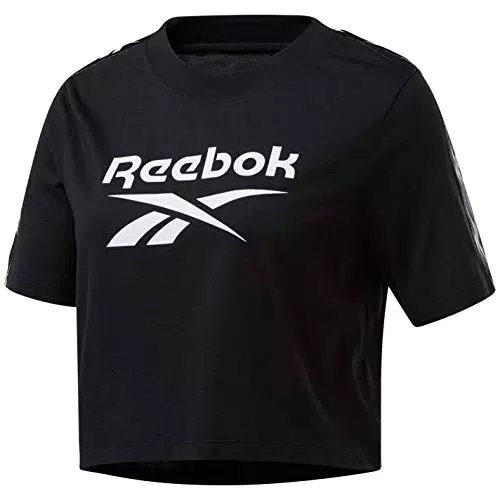 Reebok Damen Te Tape Pack Tee T-Shirt, Black, X