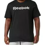 Reebok Herren Gs Linear Read Tee, Black/White, GJ0136