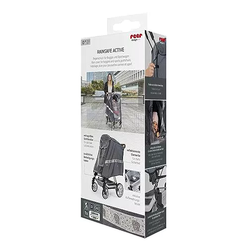 Reer Regenschutz DesignLine Rainsafe Activ für Buggys und Sportwagen