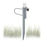 Relaxdays Rasendorn für Sonnenschirme bis 32 mm – Garten, Camping, Strand