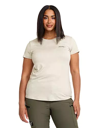 RevolutionRace Stretchy Vagabond Tee für Damen, Funktions T-Shirt für Wandern