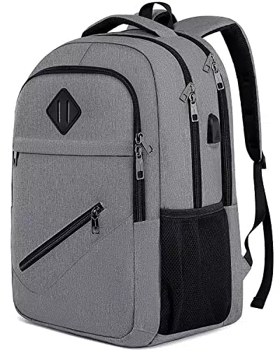 Rucksack Herren Damen, Wasserdicht mit USB Ladeanschluss, Anti-Diebstahl Tasche