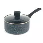 Russell Hobbs RH00846EU Antihaftbeschichteter Stieltopf mit Hartglasdeckel