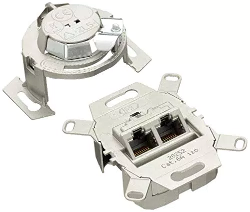 Rutenbeck UAE-Einsatz Cat.6A iso-8/8 Up 2xRJ45