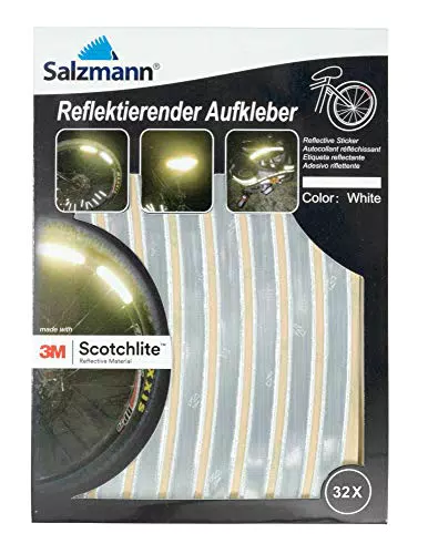 Salzmann 3M Scotchlite Reflektierende Aufkleber für Fahrradfelgen