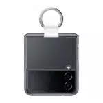 Samsung Galaxy Z Flip4 Echtes Leder Schutzhülle - Schwarz