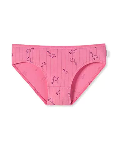 Schiesser Mädchen Slip Unterhosen Unterwäsche, gelb Bedruckt