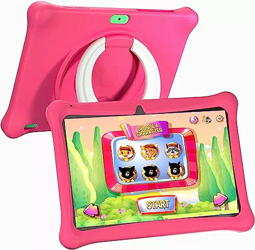 SGIN Kinder Tablet 10 Zoll Android 13 Quad Core 2GB RAM 64GB ROM mit Kindersicherung