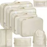 Shadcoler Koffer Organizer - Packwürfel für Reisen und Urlaub, wasserdicht