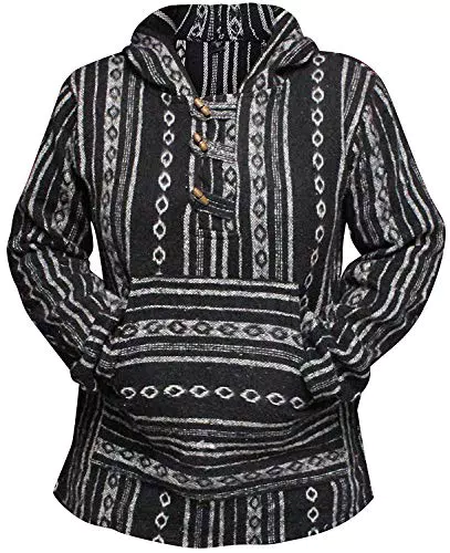 SHOPOHOLIC FASHION Damen Hippie Kapuzenpullover Boho Baja
