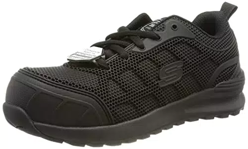 Skechers Damen Sicherheitsschuh BULKLIN AYAK, Schwarz Textil/Synthetik
