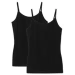Snocks Damen Unterhemd aus 95% Bio-Baumwolle - Klassisches Spaghetti Top