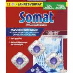 Somat Maschinenreiniger Tabs - Anti-Kalk Reinigungs-Tabs für die Spülmaschine