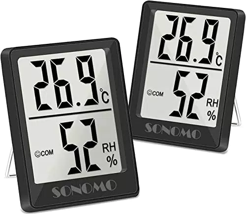 SONOMO Thermo-Hygrometer Digital für präzise Raumklimamessung