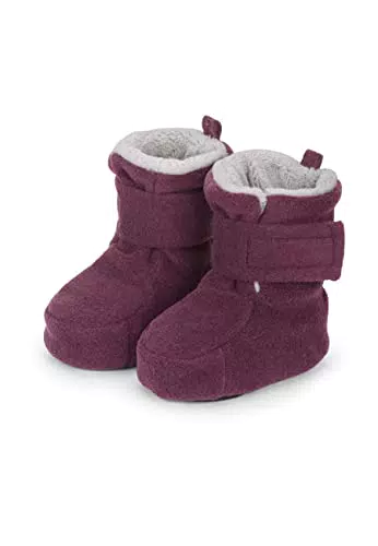 Sterntaler Baby Mädchen Hausschuhe - Mid-Top Babyschuh atmungsaktiv mit Kunststoffsohle - pink